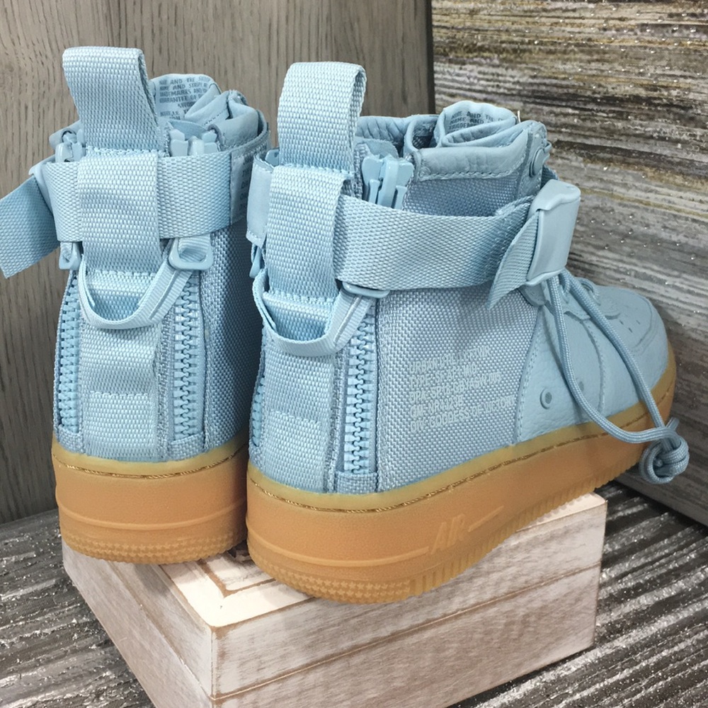 NIKE SF AF1 MID (GS) ocean bliss/ocean bliss - Picture 5 of 8